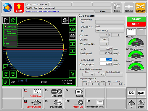 >Wafer mapping