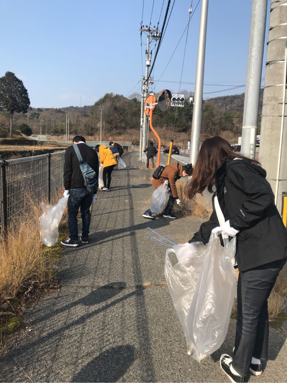 工場周辺のクリーン活動