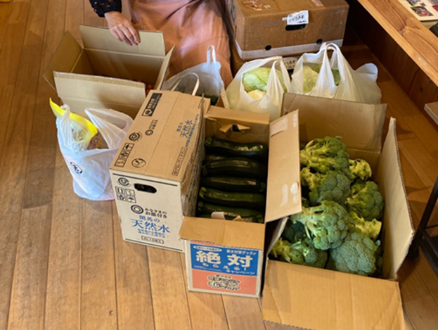 子ども食堂への食料品や野菜等の提供