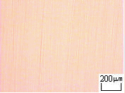 加工面の顕微鏡写真　改善後